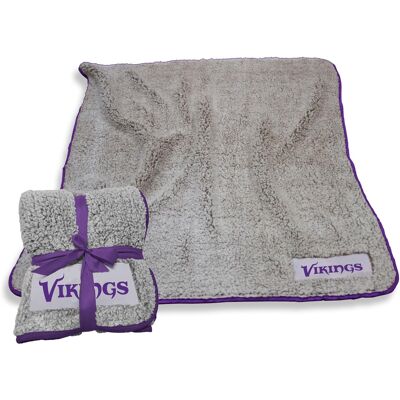 Logo Brands - Minnesota Vikings 50" x 60" Frosty Fleece Team Blanket - Multicolor Logo Brands - Minnesota Vikings 50" x 60" Frosty Fleece Team Blanket - Multicolor