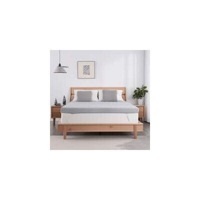 Vipbear - 3" Twin Size, Firm to Extra Firm Reversible High-Density Memory Foam Mattress, with Removable Cover - Gray Vipbear - 3" Twin Size, Firm to Extra Firm Reversible High-Density Memory Foam Mattress, with Removable Cover - Gray