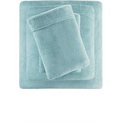 Gracie Mills - Dashiell Micro Plush Sheet Set - Aqua Gracie Mills - Dashiell Micro Plush Sheet Set - Aqua