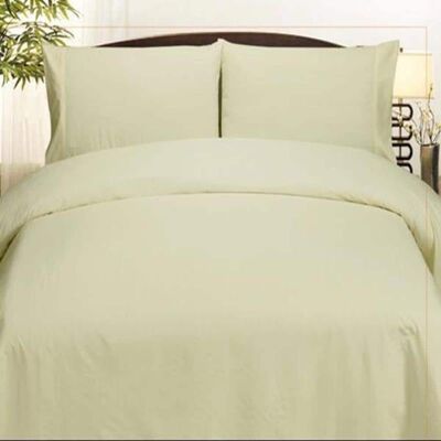 Plazatex - Embossed Dobby Stripe 90GSM Microfiber Sheet Set - Queen 60"x80" - Ivory Plazatex - Embossed Dobby Stripe 90GSM Microfiber Sheet Set - Queen 60"x80" - Ivory