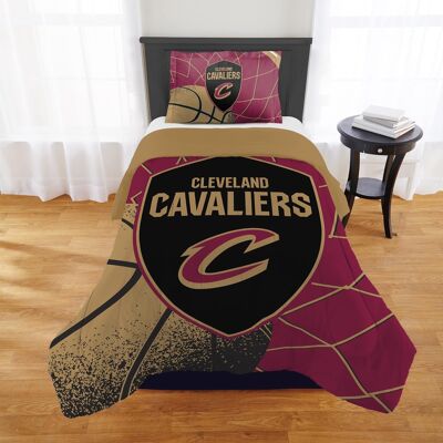 Sweet Home Collection - NBA Cleveland Cavaliers Comforter & Pillow Sham Set- Twin/Twin XL - Multicolored Sweet Home Collection - NBA Cleveland Cavaliers Comforter & Pillow Sham Set- Twin/Twin XL - Multicolored
