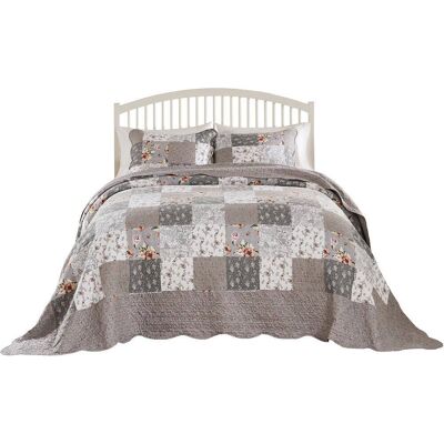 Barefoot Bungalow - Giulia Luxurious Modern Design 3 Pieces Bedspread Set Queen - Multicolor Barefoot Bungalow - Giulia Luxurious Modern Design 3 Pieces Bedspread Set Queen - Multicolor