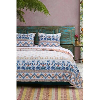 Barefoot Bungalow - Aleena Reversible Quilt And Pillow Sham Set - King 105x95" - Ivory Barefoot Bungalow - Aleena Reversible Quilt And Pillow Sham Set - King 105x95" - Ivory