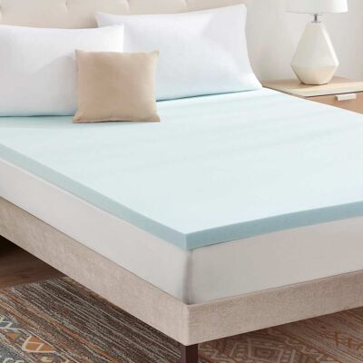 Sweet Home Collection - Gel Memory Foam Mattress Topper CertiPUR-US Certified - Twin XL - Blue Sweet Home Collection - Gel Memory Foam Mattress Topper CertiPUR-US Certified - Twin XL - Blue