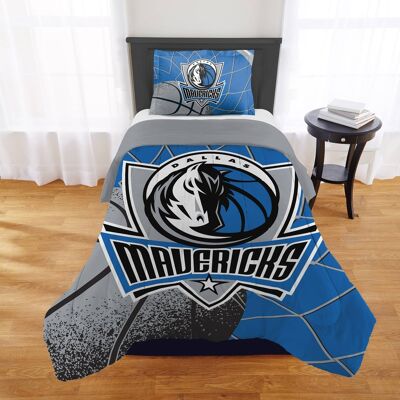 Sweet Home Collection - NBA Dallas Mavericks Comforter & Pillow Sham Set- Twin/Twin XL - Multicolored Sweet Home Collection - NBA Dallas Mavericks Comforter & Pillow Sham Set- Twin/Twin XL - Multicolored