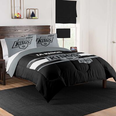 Sweet Home Collection - NHL Los Angeles Kings Comforter & Pillow Sham Set- Full/Queen - Multicolored Sweet Home Collection - NHL Los Angeles Kings Comforter & Pillow Sham Set- Full/Queen - Multicolored