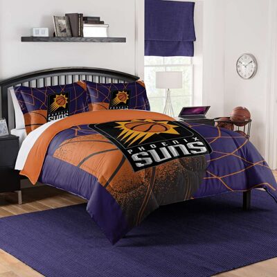 Sweet Home Collection - NBA Phoenix Suns Comforter & Pillow Sham Set- Full/Queen - Multicolored Sweet Home Collection - NBA Phoenix Suns Comforter & Pillow Sham Set- Full/Queen - Multicolored