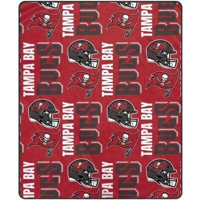 Pegasus - Tampa Bay Buccaneers 50" x 60" Homefield Stacked Logos Ultra Soft Blanket - Multicolor Pegasus - Tampa Bay Buccaneers 50" x 60" Homefield Stacked Logos Ultra Soft Blanket - Multicolor