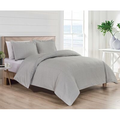 Bibb Home - 1800 Series Egyptian Luxury 3 pc Duvet Cover Set - Oxford Bibb Home - 1800 Series Egyptian Luxury 3 pc Duvet Cover Set - Oxford