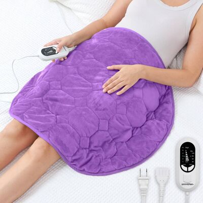 immtree - Weighted Heating Pad 7 lbs 29"x24" - Heated Blanket for Pain Relief - Purple immtree - Weighted Heating Pad 7 lbs 29"x24" - Heated Blanket for Pain Relief - Purple