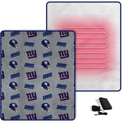 Pegasus - New York Giants Scattered Logos 60" x 70" Heated Blanket - Multicolor Pegasus - New York Giants Scattered Logos 60" x 70" Heated Blanket - Multicolor