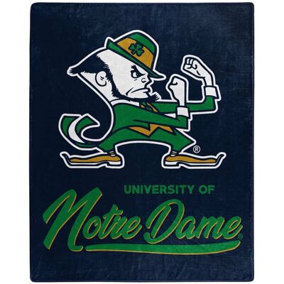 Northwest - Notre Dame Fighting Irish 50" x 60" Signature Raschel Plush Throw Blanket - Multicolor Northwest - Notre Dame Fighting Irish 50" x 60" Signature Raschel Plush Throw Blanket - Multicolor