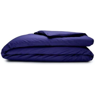 Sleepgram - Supima 400 Thread Count Cotton Duvet Cover w/Travel Bag, Queen - Violet Sleepgram - Supima 400 Thread Count Cotton Duvet Cover w/Travel Bag, Queen - Violet