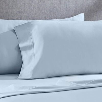 Perthshire Platinum Concepts - 1200 Thread Count Solid Sateen Sheet - 4 Piece Set - Queen - Lite blue Perthshire Platinum Concepts - 1200 Thread Count Solid Sateen Sheet - 4 Piece Set - Queen - Lite blue