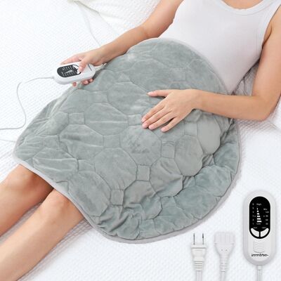 immtree - Weighted Heating Pad 7 lbs 29"x24" - Heated Blanket for Pain Relief - Gray immtree - Weighted Heating Pad 7 lbs 29"x24" - Heated Blanket for Pain Relief - Gray