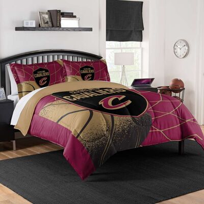 Sweet Home Collection - NBA Cleveland Cavaliers Comforter & Pillow Sham Set- Full/Queen - Multicolored Sweet Home Collection - NBA Cleveland Cavaliers Comforter & Pillow Sham Set- Full/Queen - Multicolored