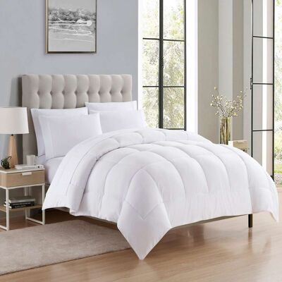 Sweet Home Collection - All Season Reversible Bed-in-A-Bag Solid Color Comforter & Sheet Set, King - White Sweet Home Collection - All Season Reversible Bed-in-A-Bag Solid Color Comforter & Sheet Set, King - White