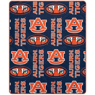 Pegasus - Auburn Tigers 50" x 60" Homefield Stacked Logos Ultra Soft Blanket - Multicolor Pegasus - Auburn Tigers 50" x 60" Homefield Stacked Logos Ultra Soft Blanket - Multicolor