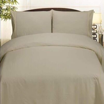 Plazatex - Embossed Dobby Stripe 90GSM Microfiber Sheet Set - King 78x80" - Gray Plazatex - Embossed Dobby Stripe 90GSM Microfiber Sheet Set - King 78x80" - Gray