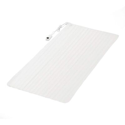 Costway - Heated Mattress Pad Low-Voltage 5 Temperature Modes 8H Timer UL Twin Size - White Costway - Heated Mattress Pad Low-Voltage 5 Temperature Modes 8H Timer UL Twin Size - White