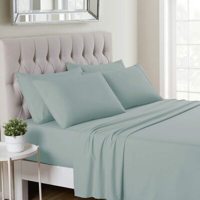 Sweet Home Collection - Deluxe Microfiber Sheet Set with Bonus Pillowcases, Ultra Soft 1500 Series, Twin - Slate Sweet Home Collection - Deluxe Microfiber Sheet Set with Bonus Pillowcases, Ultra Soft 1500 Series, Twin - Slate