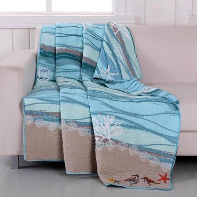 Greenland Home Fashions - Greenland Home Fashion Maui Throw Blanket - 50x60" - Multi Greenland Home Fashions - Greenland Home Fashion Maui Throw Blanket - 50x60" - Multi
