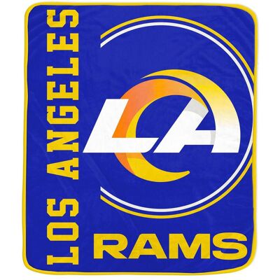 Pegasus - Los Angeles Rams 50" x 60" Keep It Simple Ultra Soft Blanket - Multicolor Pegasus - Los Angeles Rams 50" x 60" Keep It Simple Ultra Soft Blanket - Multicolor