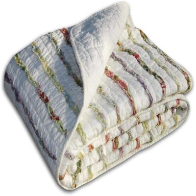 Greenland Home Fashions - Greenland Home Fashion Bella Ruffle Accessory Throw Blanket - 50x60" - Multi Greenland Home Fashions - Greenland Home Fashion Bella Ruffle Accessory Throw Blanket - 50x60" - Multi