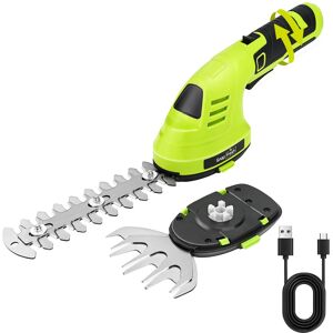 SnapFresh - 8V Cordless Grass Clipper and Hedge Shear with Rotating Head and Battery for Garden and Lawn - Green SnapFresh - 8V Cordless Grass Clipper and Hedge Shear with Rotating Head and Battery for Garden and Lawn - Green