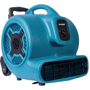 XPOWER - 3/4 HP 3200 CFM 3 Speed, Carpet Dryer, Blower with Telescopic Handle and Wheels - Blue XPOWER - 3/4 HP 3200 CFM 3 Speed, Carpet Dryer, Blower with Telescopic Handle and Wheels - Blue
