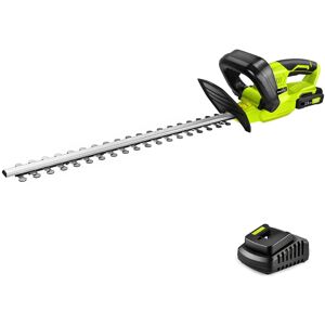 SnapFresh - 20V Cordless Hedge Trimmer 22 Inch Dual Action Blade with Battery and Fast Charger Included - Green SnapFresh - 20V Cordless Hedge Trimmer 22 Inch Dual Action Blade with Battery and Fast Charger Included - Green