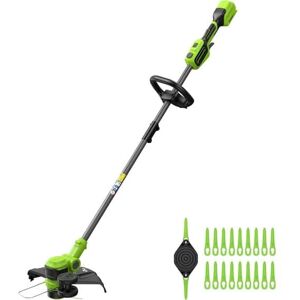 Greenworks - 24V 13" Brushless Cordless String Trimmer/Edger, Tool Only, Battery and Charger Not Included - Green Greenworks - 24V 13" Brushless Cordless String Trimmer/Edger, Tool Only, Battery and Charger Not Included - Green