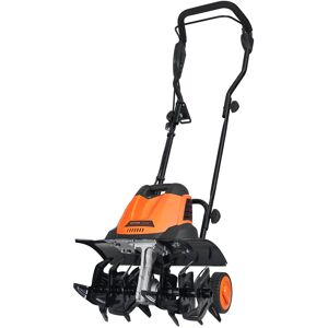 VEVOR - 12 Amp Electric Tiller, 18" Tilling Width 3.94" Tilling Depth Corded Electric Tiller/Cultivator - Black VEVOR - 12 Amp Electric Tiller, 18" Tilling Width 3.94" Tilling Depth Corded Electric Tiller/Cultivator - Black