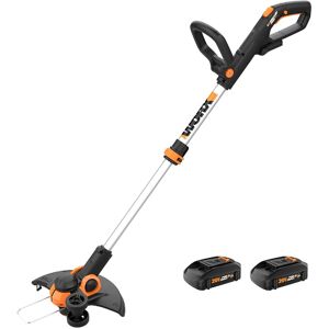 WORX - WG163.1 GT 3.0 20V 12-Inch Cutting Diameter Cordless Grass Trimmer (2 x 2.0 Ah Batteries & 1 x Charger) - Orange WORX - WG163.1 GT 3.0 20V 12-Inch Cutting Diameter Cordless Grass Trimmer (2 x 2.0 Ah Batteries & 1 x Charger) - Orange