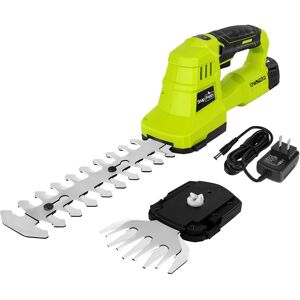 SnapFresh - 12V Cordless Grass Shears 2 in 1 Hedge Trimmer and Grass Cutter with Battery and Charger Included - Green SnapFresh - 12V Cordless Grass Shears 2 in 1 Hedge Trimmer and Grass Cutter with Battery and Charger Included - Green