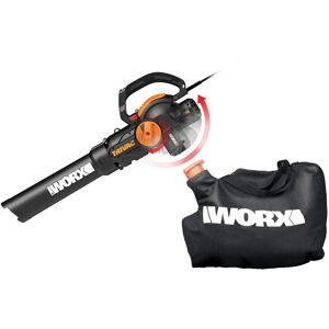 WORX - 12 Amp TRIVAC 75 MPH 600 CFM Electric Leaf Blower/Mulcher/Vacuum - Black WORX - 12 Amp TRIVAC 75 MPH 600 CFM Electric Leaf Blower/Mulcher/Vacuum - Black