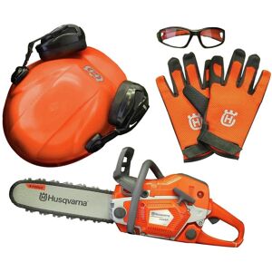 Husqvarna - 550XP Toy Chainsaw and PPE Kit Husqvarna - 550XP Toy Chainsaw and PPE Kit