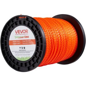 VEVOR - 0.095 in 1280 ft String Trimmer Line, Heavy Duty Weed Eater String, Premium Nylon Universal Replacement Trimmer - Orange VEVOR - 0.095 in 1280 ft String Trimmer Line, Heavy Duty Weed Eater String, Premium Nylon Universal Replacement Trimmer - Orange