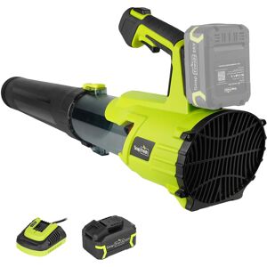 SnapFresh - Cordless Brushless Leaf Blower 550CFM 20V Electric with 4.0Ah Battery and Fast Charger - Green SnapFresh - Cordless Brushless Leaf Blower 550CFM 20V Electric with 4.0Ah Battery and Fast Charger - Green