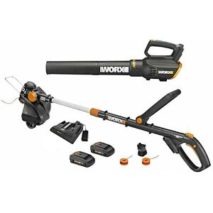 WORX - WG930.2 20V Trimmer & Blower Kit - Black WORX - WG930.2 20V Trimmer & Blower Kit - Black