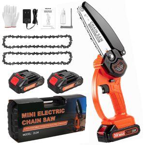 NEXPOW - 6 Inch Cordless Mini Chainsaw 24V Battery Powered Tree Trimmer Wood Cutter 2 Batteries NEXPOW - 6 Inch Cordless Mini Chainsaw 24V Battery Powered Tree Trimmer Wood Cutter 2 Batteries