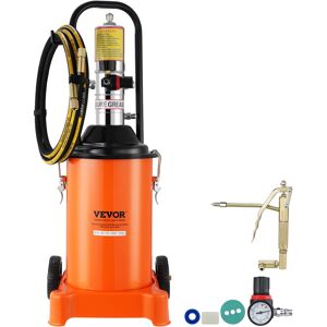 VEVOR - Grease Pump, 3 Gallon 12L, Air Operated Grease Pump with 13 ft High Pressure Hose and Grease Gun VEVOR - Grease Pump, 3 Gallon 12L, Air Operated Grease Pump with 13 ft High Pressure Hose and Grease Gun