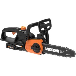 WORX - WG322 20V 10" Cordless Chainsaw with Auto-Tension (1 x 2.0 Ah Battery and 1 x Charger) - Black WORX - WG322 20V 10" Cordless Chainsaw with Auto-Tension (1 x 2.0 Ah Battery and 1 x Charger) - Black