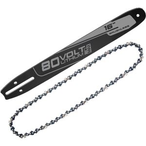 Greenworks - 16-Inch Replacement Chainsaw Bar and Chain Combo - Black Greenworks - 16-Inch Replacement Chainsaw Bar and Chain Combo - Black
