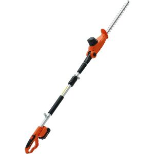 VEVOR - 20V Cordless Hedge Trimmer,18inch Double-edged Steel Blade,Pole Hedge Trimmer Kit 20V Battery,74"-94"Telescoping Design - Orange VEVOR - 20V Cordless Hedge Trimmer,18inch Double-edged Steel Blade,Pole Hedge Trimmer Kit 20V Battery,74"-94"Telescoping Design - Orange