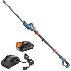 SENIX - X2 20V Max* 18" Cordless Pole Hedge Trimmer (2.5 Ah Battery & Charger Included) - Blue SENIX - X2 20V Max* 18" Cordless Pole Hedge Trimmer (2.5 Ah Battery & Charger Included) - Blue