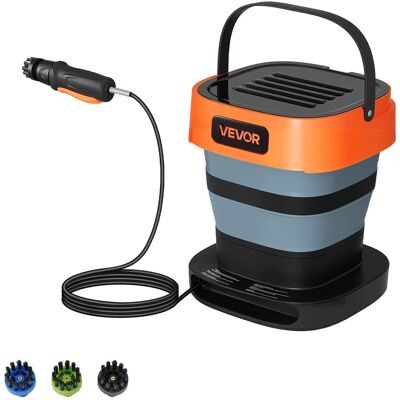 VEVOR - Portable Cordless Pressure Washer with 2.64 Gal Tank, Foldable Power Washer 109 Max PSI 0.79 Max GPM, 3 Nozzles - Black;Orange VEVOR - Portable Cordless Pressure Washer with 2.64 Gal Tank, Foldable Power Washer 109 Max PSI 0.79 Max GPM, 3 Nozzles - Black;Orange