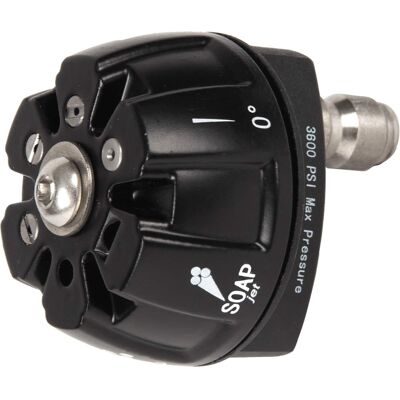Westinghouse - 3600 PSI, 1/4 in. Connector Pressure Washer 6-in-1 Nozzle Attachment - Black Westinghouse - 3600 PSI, 1/4 in. Connector Pressure Washer 6-in-1 Nozzle Attachment - Black