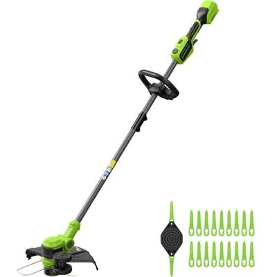 Greenworks - 24V 13" Brushless Cordless String Trimmer/Edger, Tool Only, Battery and Charger Not Included - Green Greenworks - 24V 13" Brushless Cordless String Trimmer/Edger, Tool Only, Battery and Charger Not Included - Green
