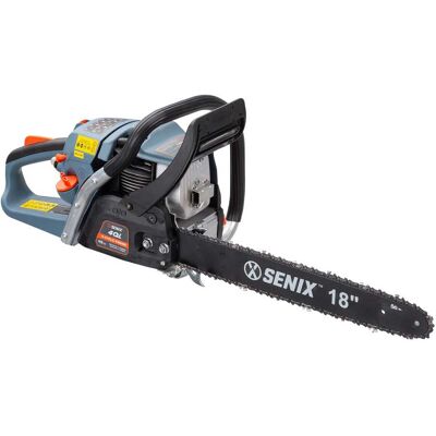 SENIX - 4QL® 49cc 4-Cycle 18" Gas Chainsaw - Blue SENIX - 4QL® 49cc 4-Cycle 18" Gas Chainsaw - Blue